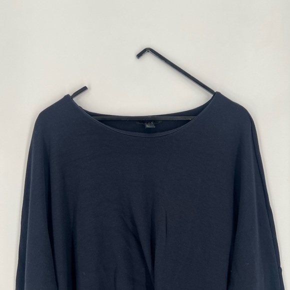 Cos Asymmetric Drape Crewneck Long Sleeve Top - Picture 1 of 6